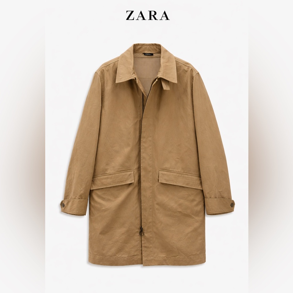 Zara Khaki Trench Coat